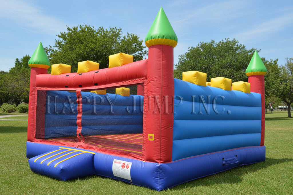 Commercial Castle Bounce House - 100% PVC Bouncer - Inflatable Only 13' x13' eBa Commercial Castle Bounce House - 100% PVC Bouncer - Inflatable Only 13' x13' eBa