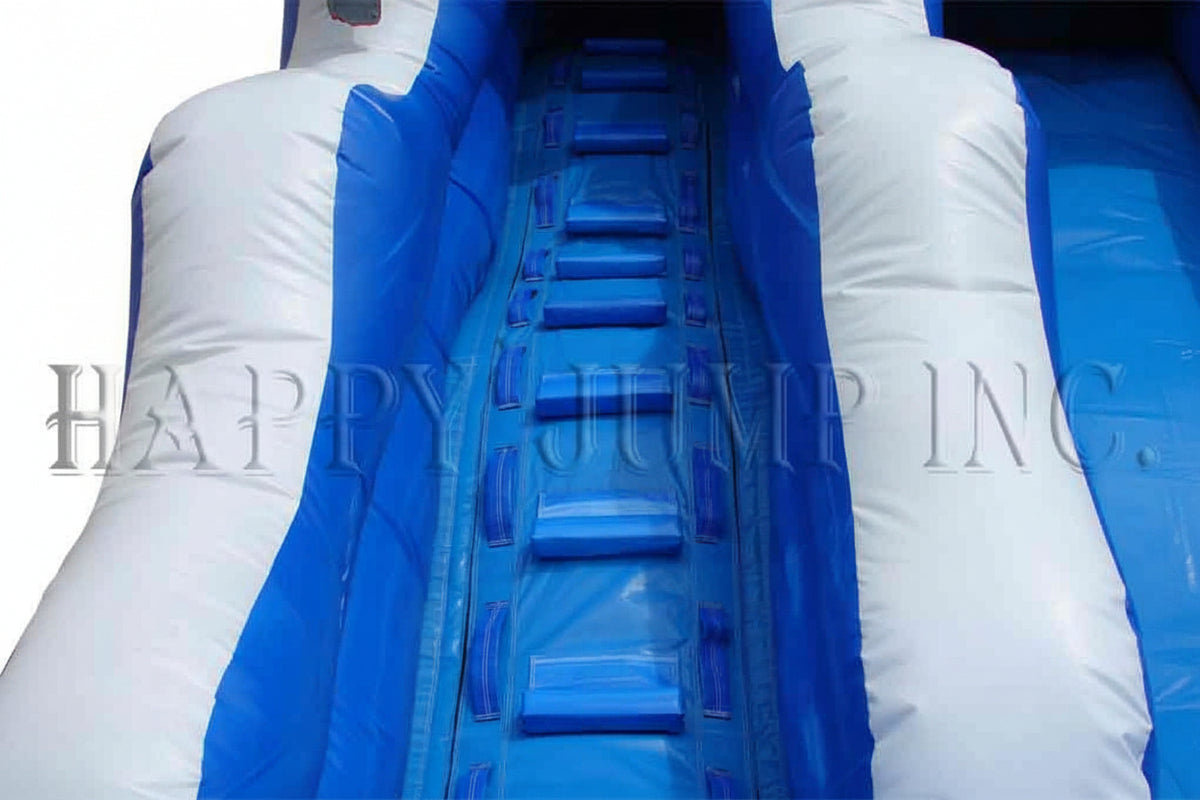18ft Double Drop Wet & Dry Slide | Commercial Inflatable Water Slide