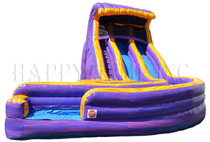 Aqua Purple Water Slide - WS4455